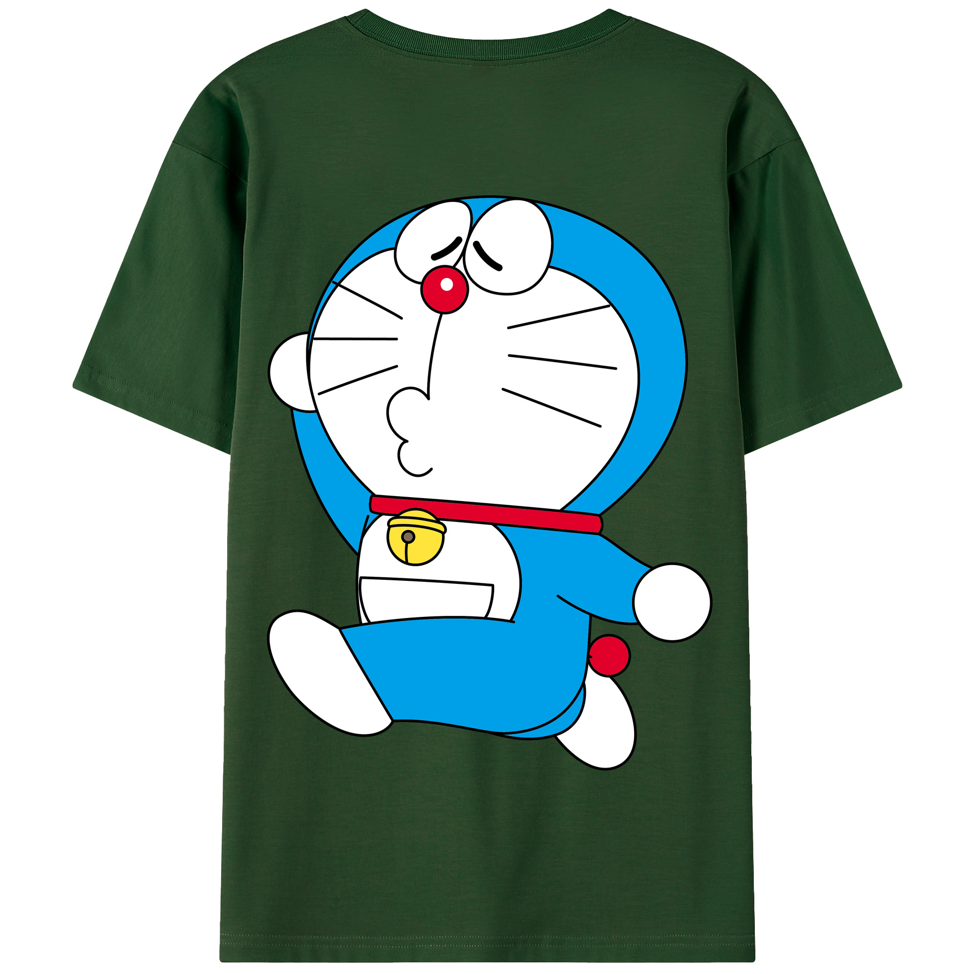 （画像用） ドラえもん Doraemon 綿100％半袖Tシャツ（背面プリント）